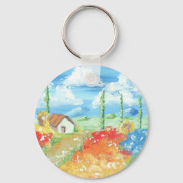 Llavero Paisaje de la vastedad de la Toscana