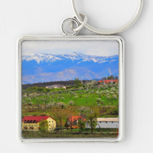 Llavero Paisaje de las montañas de Sibiu