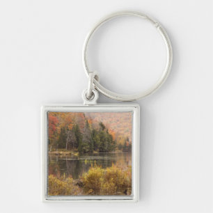 Llavero paisaje de otoño con lago, Vermont, EE. UU. 3