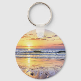 Llavero paisaje de playa 
