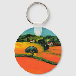 Llavero PAISAJE DE TOSCANA, detalle