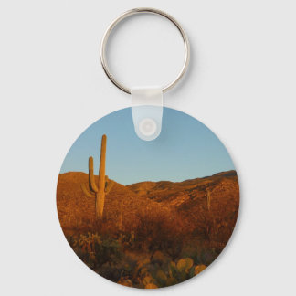 Llavero Paisaje del desierto de Saguaro Sunset I Arizona