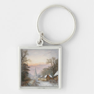 Llavero Paisaje del invierno, 1869