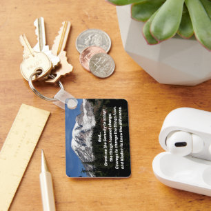 Llavero Paisaje del Monte Rainier de la Oración de la Sere