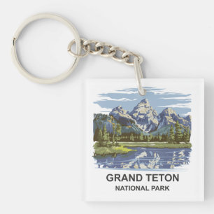 Llavero Paisaje del Parque Nacional del Gran Tetón