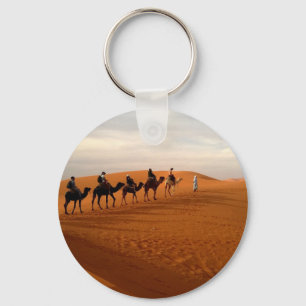 Llavero Paisaje hermoso del desierto de la caravana del