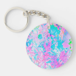 Llavero Paisaje Hidránico Azul y Rosa Caliente de Aqua