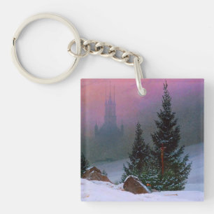 Llavero Paisaje invernal Caspar David Friedrich