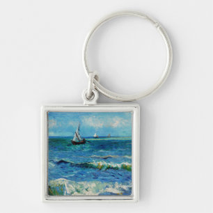 Llavero Paisaje marino en Les Saintes-Maries Arte Fino