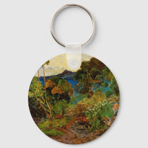 Llavero Paisaje martiniqués de Paul Gauguin (1887)