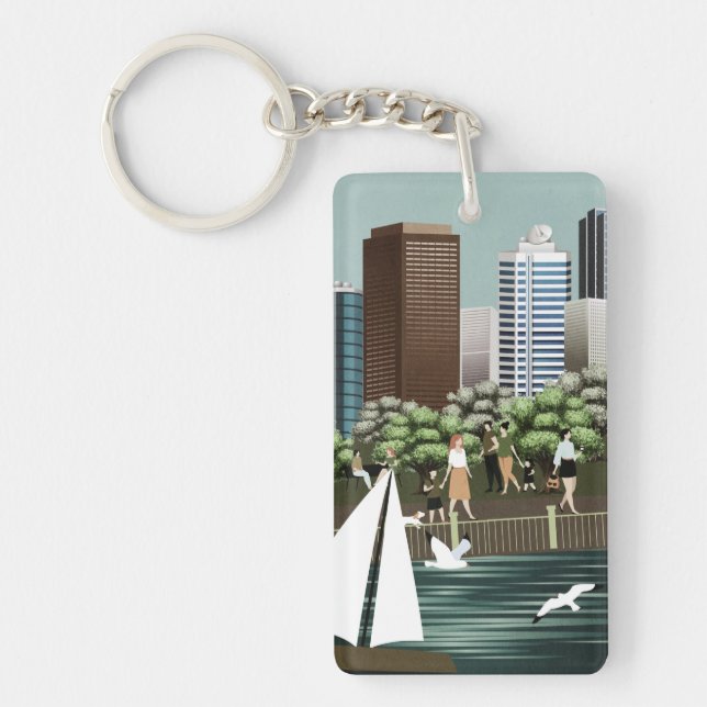 Llavero Paisaje urbano (Frente)