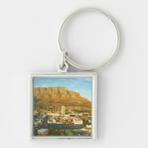 Llavero Paisaje urbano de Ciudad del Cabo con montaña de 