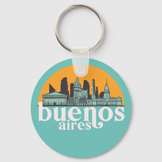 Llavero Paisaje urbano de la ciudad de Buenos Aires (Anverso)