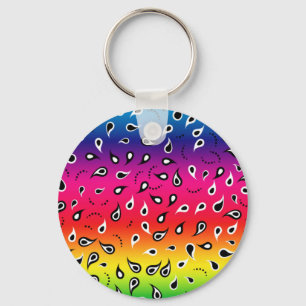 Llavero Paisley Rainbow