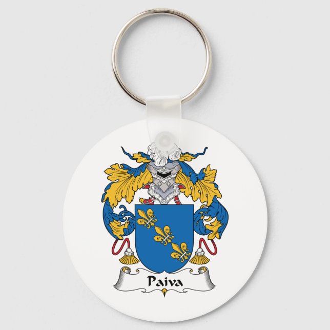 Llavero Paiva Family Crest (Anverso)