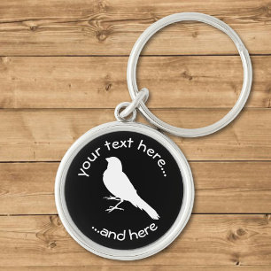 Llavero Pájaro canario permanente