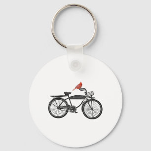 Llavero Pájaro en una bici