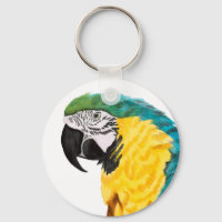 Pájaro loro tropical