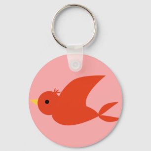 Llavero Pájaro rojo