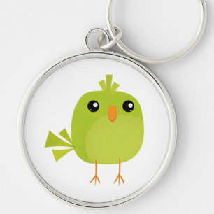 Llavero Pájaro Verde Dibujos Animados