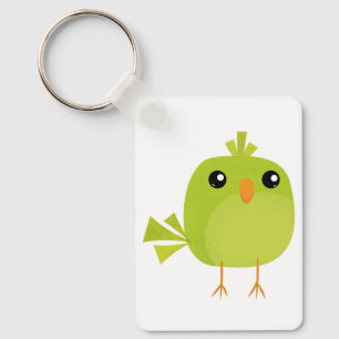 Llavero Pájaro Verde Dibujos Animados