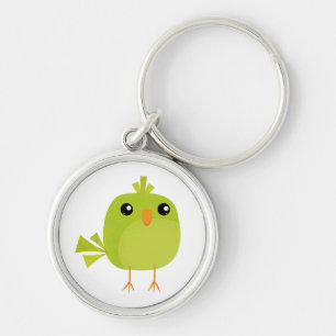 Llavero Pájaro Verde Dibujos Animados
