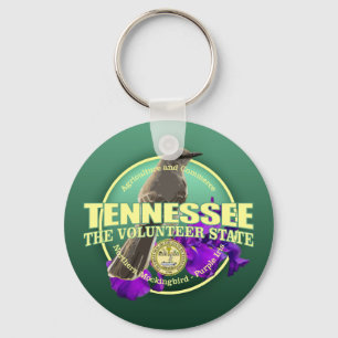 Llavero Pájaro y flor de estado de Tennessee