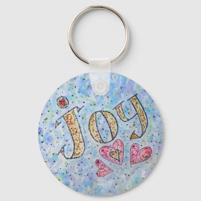 Llavero Palabra inspiradora "Joy" Keychain (Anverso)