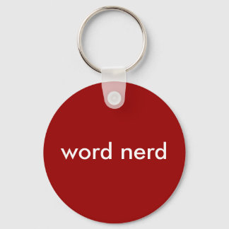 Llavero Palabra Nerd Keychain