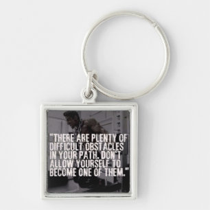 Llavero Palabras Inspiradoras de trabajo: obstáculos