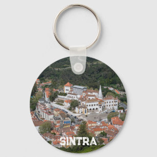 Llavero Palacio de Sintra desde arriba en Sintra, Portugal