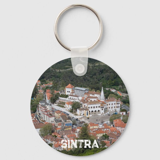 Llavero Palacio de Sintra desde arriba en Sintra, Portugal (Anverso)