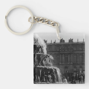 Llavero Palacio vintage Francia Versalles fuente Pirámide