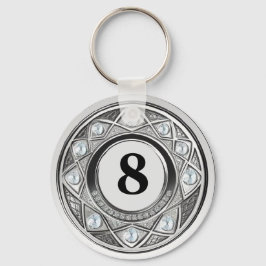 Llavero Palangrería de Vintage con estilo elegante platead