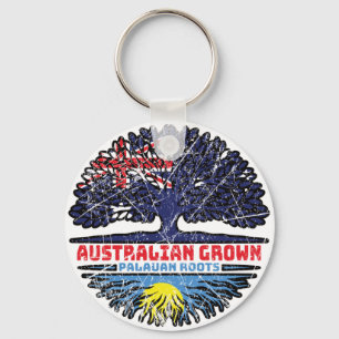 Llavero Palau Palauan Australia Australia Árboles raíces b
