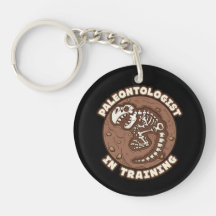 Paleontólogo en la formación de fósiles de dinosau