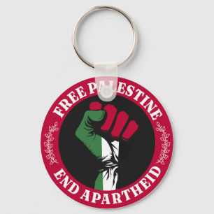 Llavero Palestina Libre para terminar con el Apartheid II