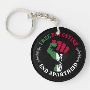 Llavero Palestina Libre para terminar con el Apartheid III