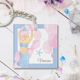 Llavero Paleta azul y rosa de la sirena Fiesta Adventure K