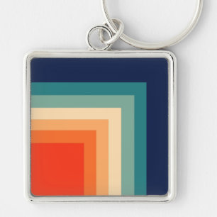 Llavero Paleta de Colores Retro 70s