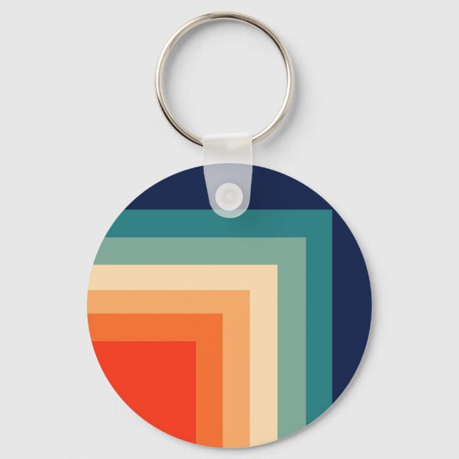 Llavero Paleta de colores retro de los 70  (Anverso)