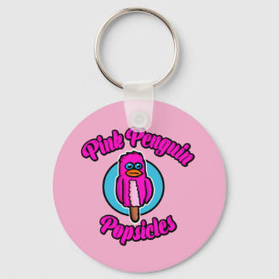 Llavero Paleta de Pingüino Rosa