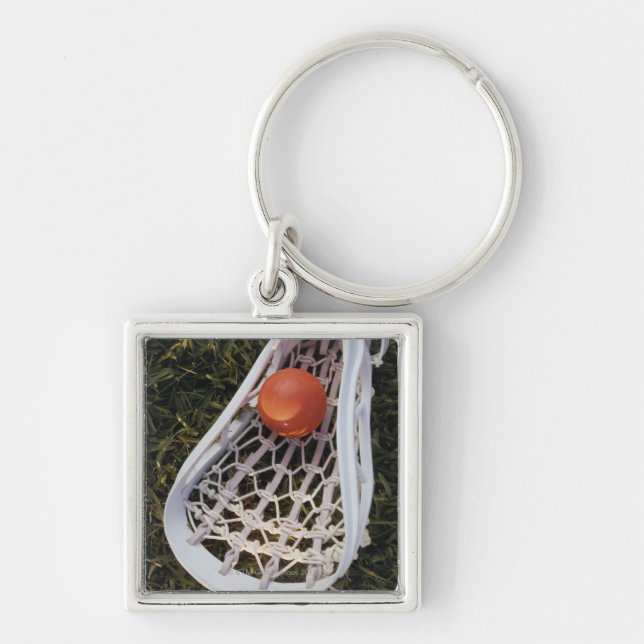 Llavero Palillo y bola de LaCrosse (Frente)