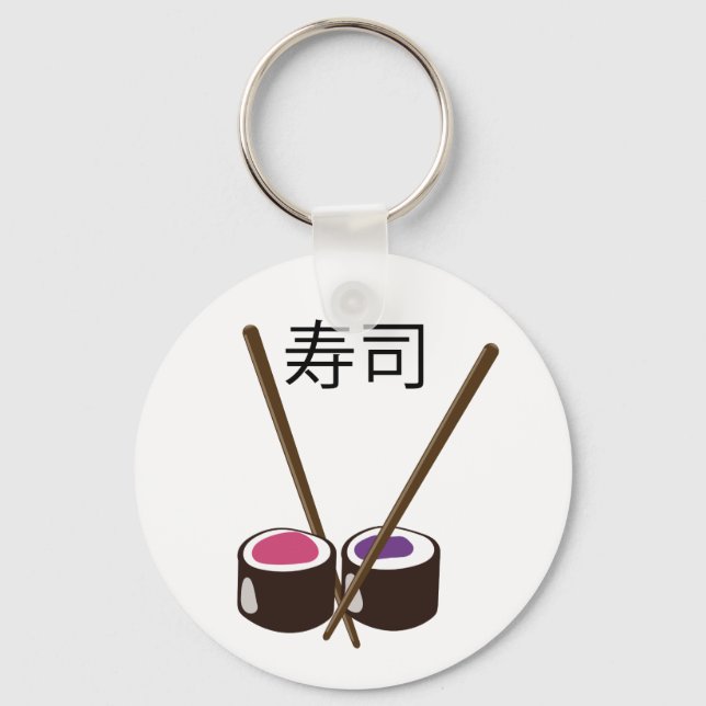 Llavero Palillos japoneses para sushi (Anverso)