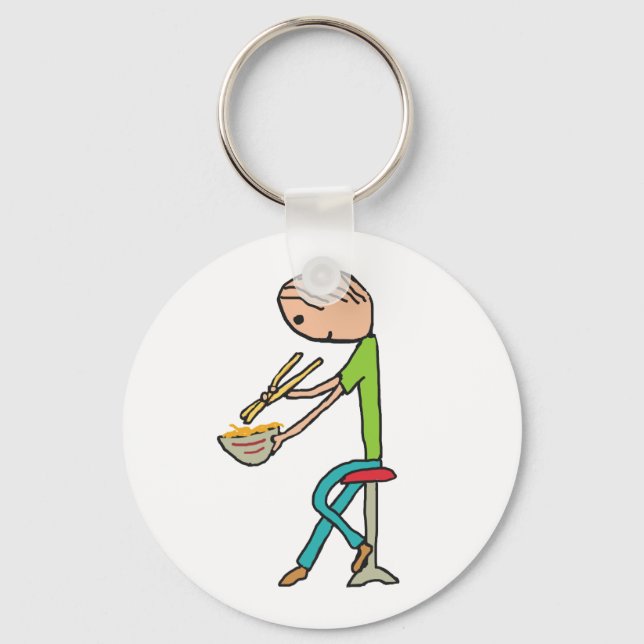 Llavero Palillos Y Fideos (Anverso)