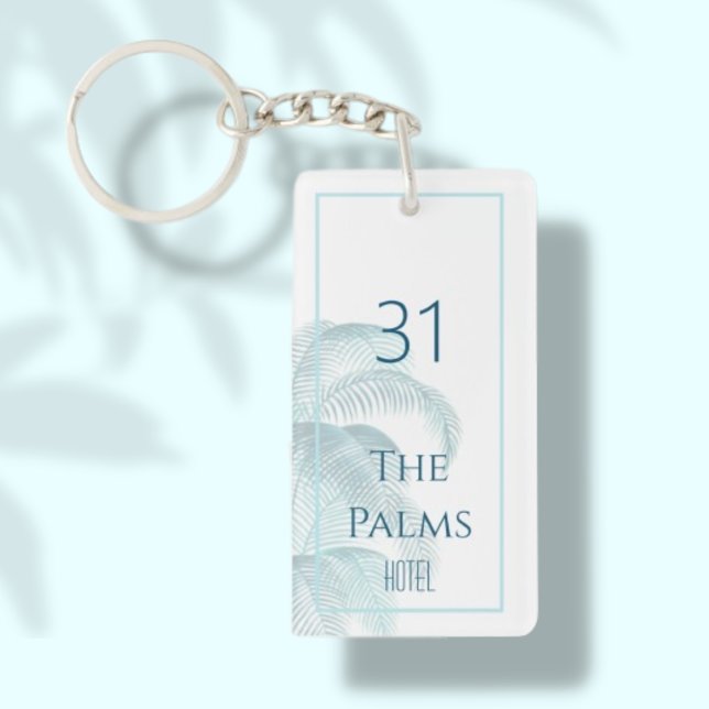 Llavero Palm Beach Hotel Room Number Keychain (Subido por el creador)