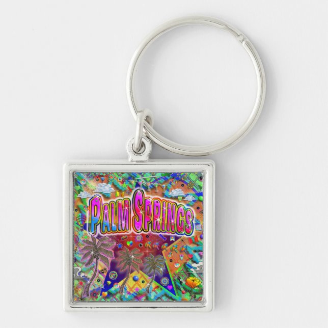 Llavero Palm Springs Risk Factor Keychain (Frente)