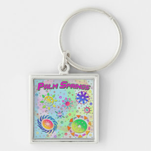 Llavero Palm Springs Seven Suns & Energy Keychain