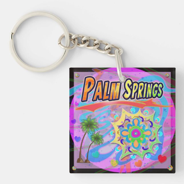 Llavero Palm Springs True Progress Keychain (Frente)
