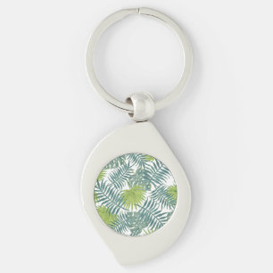 Llavero Palm Tree Fronds Pintando Hawaian